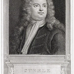 Sir Richard Steele, 1672 - 1729. English essayist, playwright and statesman. After an engraving by Francesco Bartolozzi from a work by Jonathan Richardson