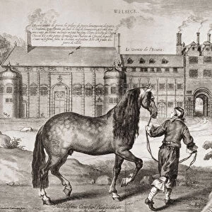 Stables And Gatehouse At Welbeck Abbey, Nottinghamshire, England, Built By John Smithson In 1625 And Demolished In 1752. After A Contemporary Work