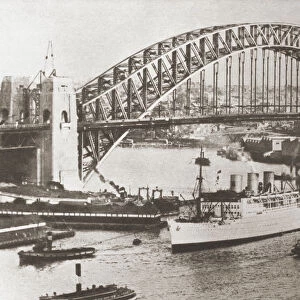Sydney Harbour Bridge, Sydney, Australia. From The Story Of Seventy Momentous Years, Published By Odhams Press 1937