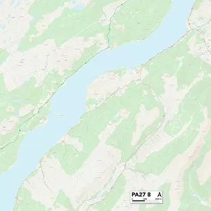 Argyllshire PA27 8 Map