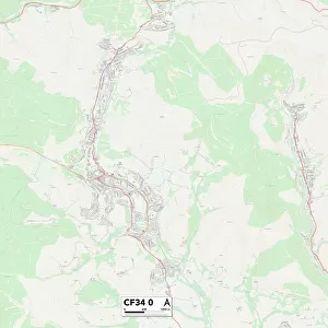 Bridgend CF34 0 Map