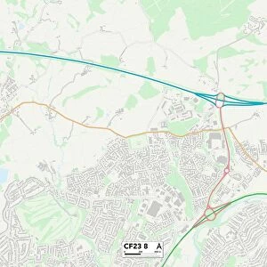 Cardiff CF23 8 Map
