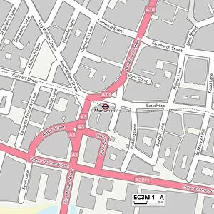 City of London EC3M 1 Map