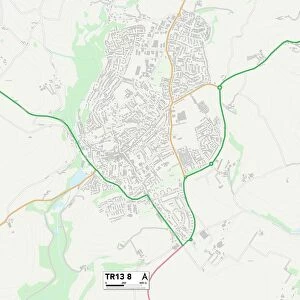 Cornwall TR13 8 Map