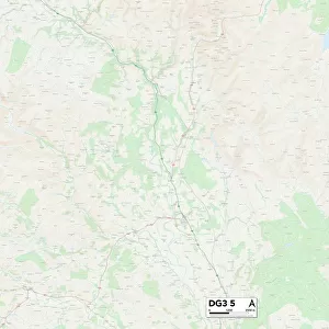 Dumfriesshire DG3 5 Map
