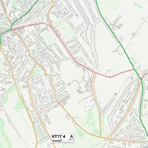 Epsom and Ewell KT17 4 Map