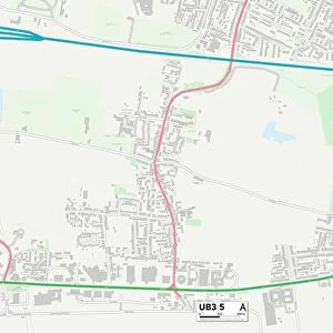 Hillingdon UB3 5 Map