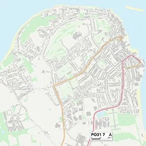 Isle of Wight PO31 7 Map