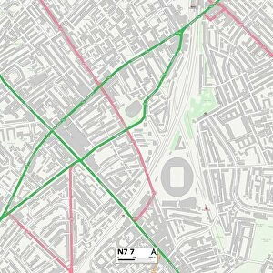Islington N7 7 Map