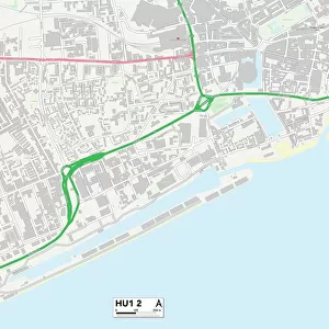 Kingston upon Hull HU1 2 Map