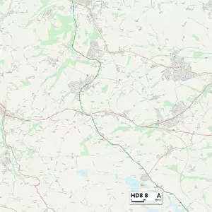 Kirklees HD8 8 Map