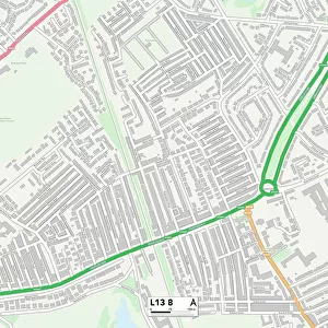 Liverpool L13 8 Map