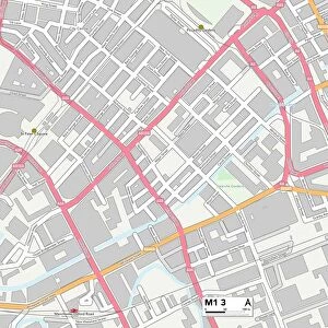 Manchester M1 3 Map