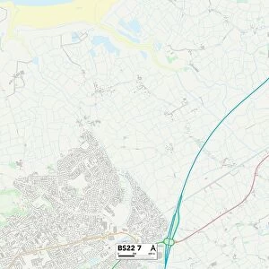 North Somerset BS22 7 Map