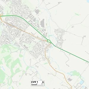 North Warwickshire CV9 1 Map
