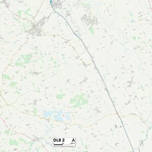 North Yorkshire DL8 2 Map
