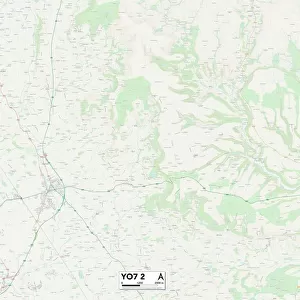 North Yorkshire YO7 2 Map