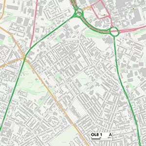 Oldham OL8 1 Map