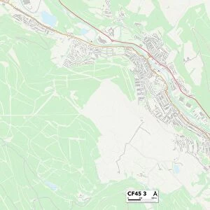 Rhondda Cynon Taf CF45 3 Map