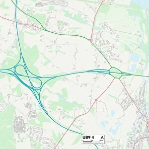 South Buckinghamshire UB9 4 Map