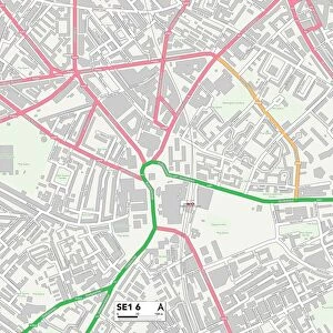 Southwark SE1 6 Map
