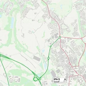 Staffordshire ST6 5 Map