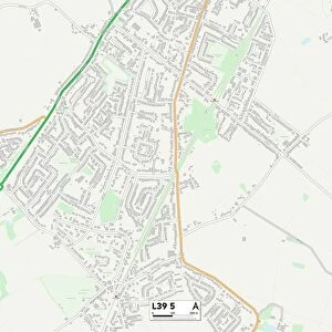West Lancashire L39 5 Map