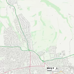 Worthing BN14 9 Map