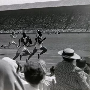 1948 Olympic Games Harrison wins the 100 metre sprint final during the 1948 London