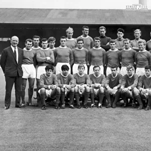 1963 Manchester United line up Back row (left to right): David Sadler, Ian Moir