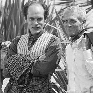 Actor John Malkovich seen here with Paul Newman at the Cannes Film Festival at