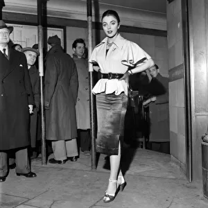 Actress Joan Collins at the premiere of "Turn The Key Softly"in London