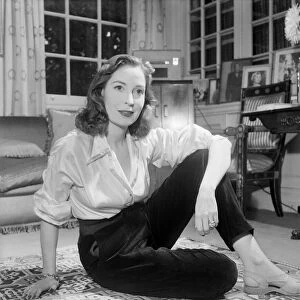Actress Valerie Hobson. September 1952 C4611
