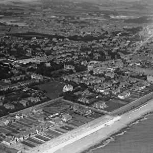 Aerial view of Worthing. Circa 1926 Local Caption These are rough scans