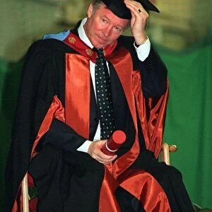 Alex Ferguson March 1998 receives his fourth Honourary degree