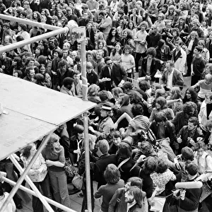 The audience at the London Rock and Roll Show at Wembley Stadium, London. 5th August 1972