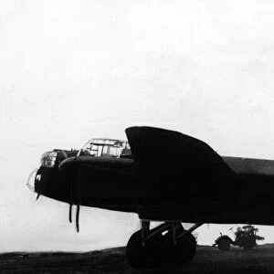 Avro Lancaster bomber of the Royal Air Force during the Second World War