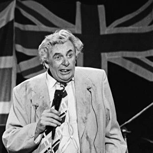 Barry Humphries in character as Sir Les Patterson. 19th June 1985