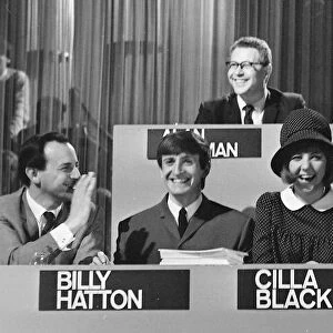 Beatles drummer Ringo Starr (bottom right), one of the judges on National Beat Group