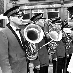 Bedlington Miners Picnic - The Ashington band come under the critical eye of Sergt. P. R