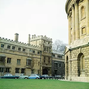 Brasenose College, Oxford University, Oxfordshire. January 1972