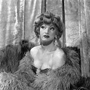 Brenda Beatty bearded lady pictured in July 1963
