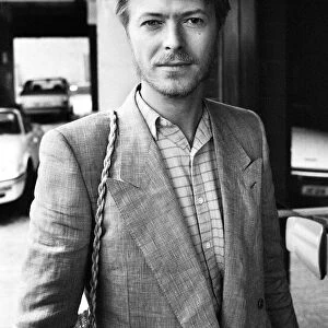British pop singer David Bowie. August 1981