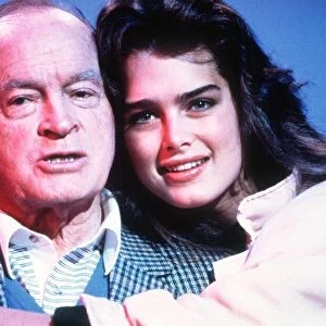 Brooke Shields actress with actor Bob Hope
