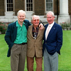 Clive Dunn Actor August 98 With fellow actors who all stared in the tv show Dads