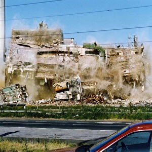 The demolition of the Fertiliser Plant on ICI Billingham site. 23rd June 1993