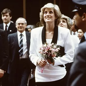 Diana Princess of Wales visits the Boys Town Orphanage and Children