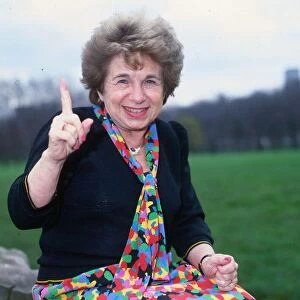 Dr Ruth Westheimer April 1987. Sex therapist in London