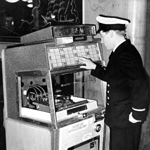 The Dunera has a juke box on board to entertain the children during their leisure hours