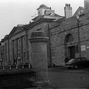 Durham Gaol 1974 outside of prison walls
